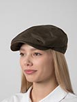 Кепка STETSON арт. 6381109 DRIVER CAP WAXED ORGANIC COTTON (оливковый)